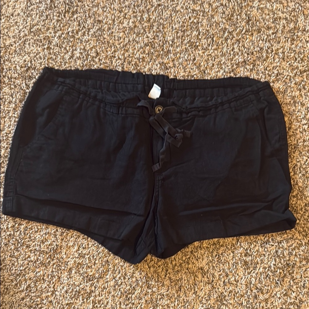 Women's Black Casual Shorts